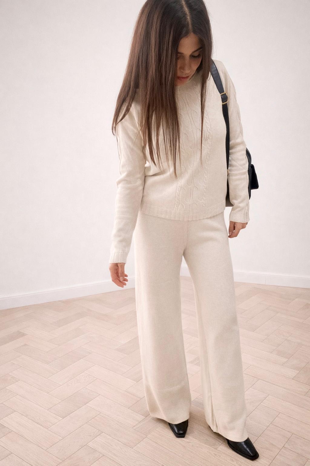 Completo maglia treccia Braid