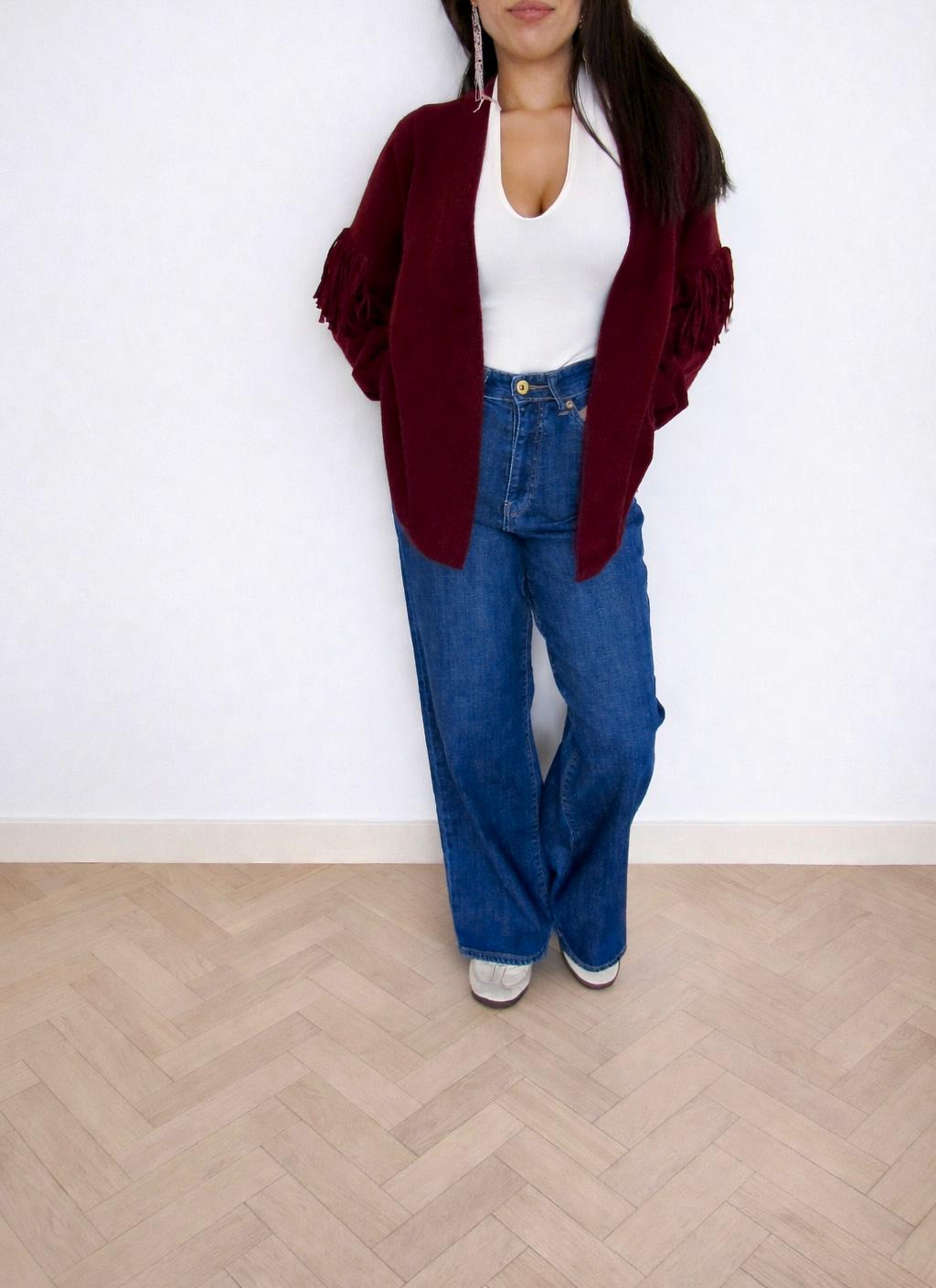 Cardigan frange Sunset