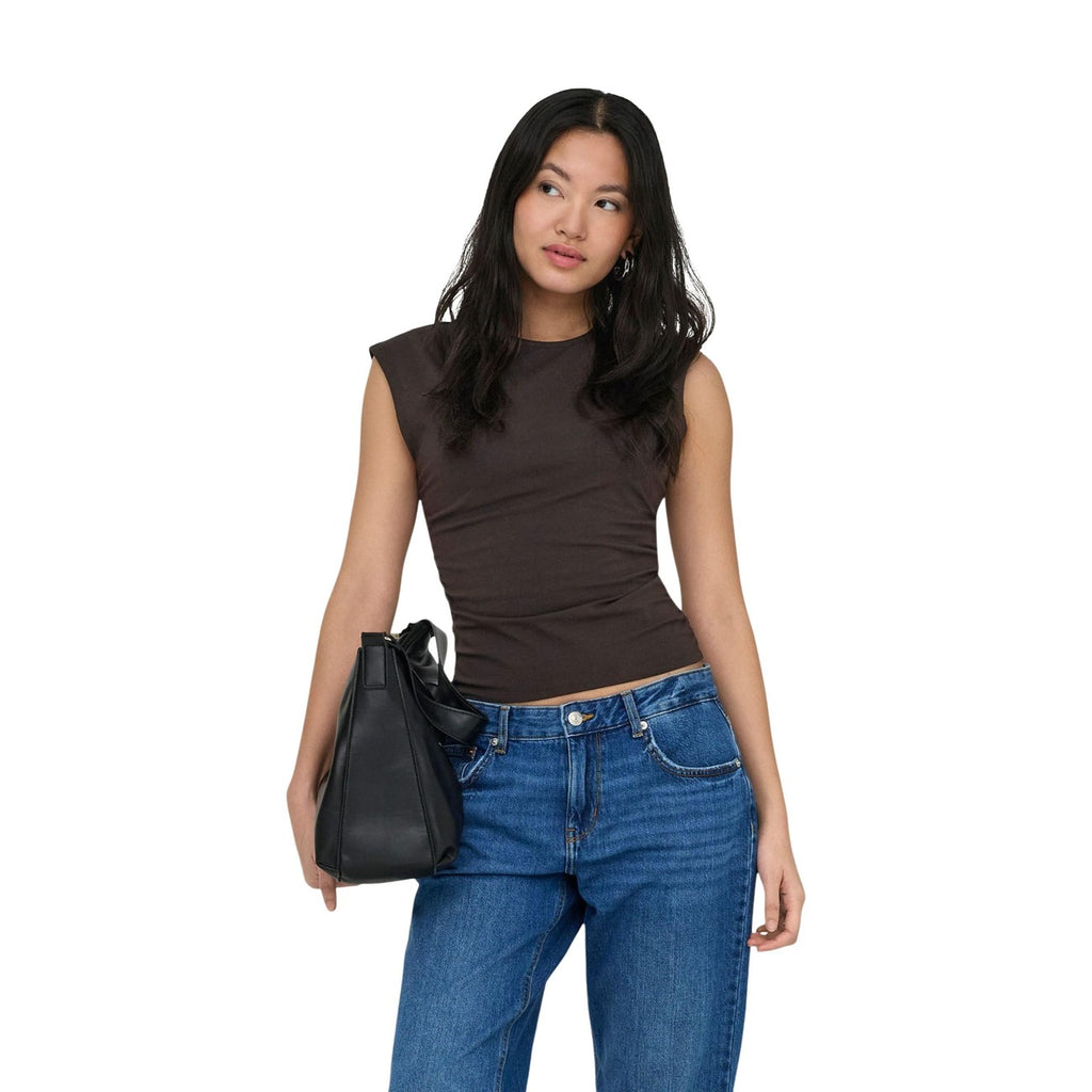 Top con spalle strutturate
